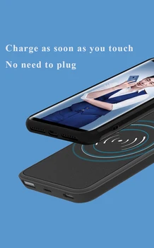 

Battery Charger Case For Samsung Galaxy S9 S8 Plus Soft TPU Charging Phone Power Cover For Samsung Note 8 Note 9 battery Case