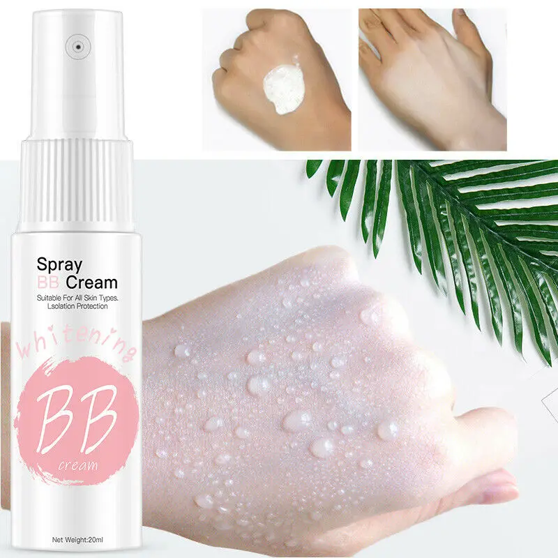 

Professional Cosmetics Spray BB Cream Concealer Brighten Whitening Moisturizing Base Face Foundation Makeup Beauty Skin Care