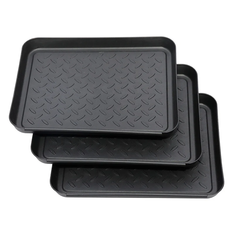 3pcs multi-tool tray garden outdoor boot pad tray protection floor mat and tray shoe plate mud boot plate 35X27.5X3cm 30O23 (12)