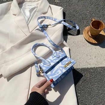 

Mini Small Square bag 2020 Fashion New Quality PU Leather Women's Handbag Cartoon printing Lipstick Shoulder Messenger Bags