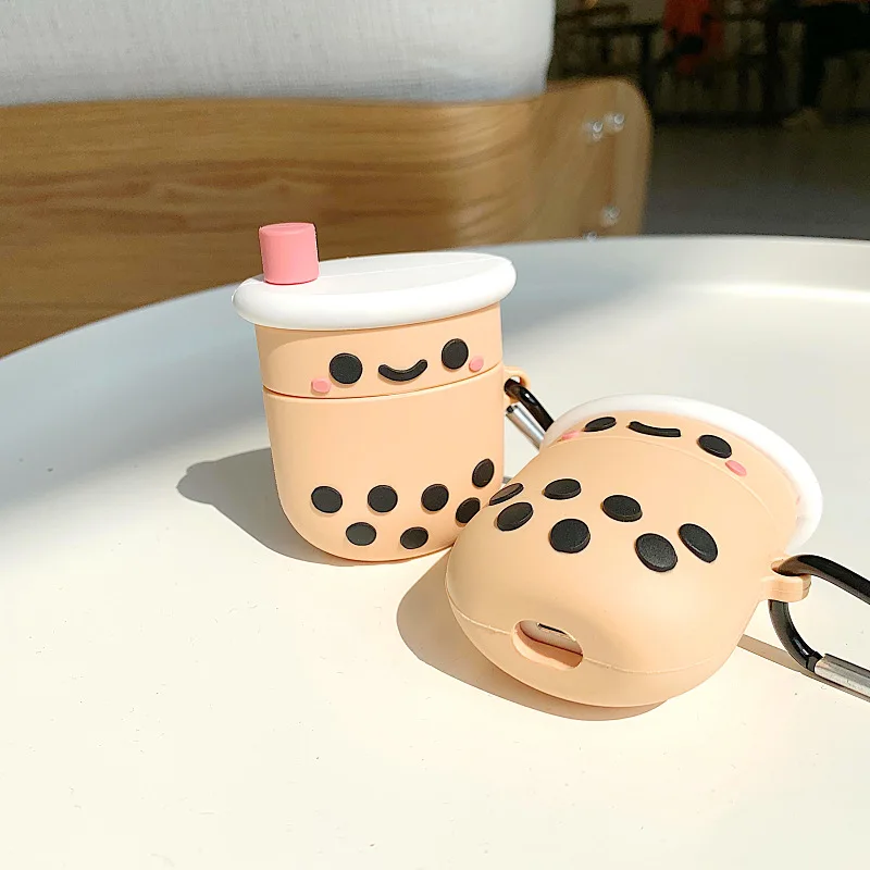 Чехол для беспроводных наушников Apple AirPods 2/1 цветной мультяшный чехол с Bluetooth
