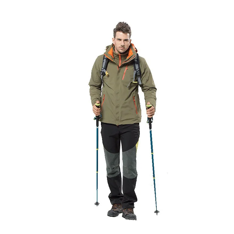 Men Khaki Лыжные куртки для мужчин и женщин водонепроницаемая ветрозащитная утепленная теплая зимняя куртка с теплой подкладкой для катания на горных лыжах сноуборд куртка - Цвет: Men Khaki
