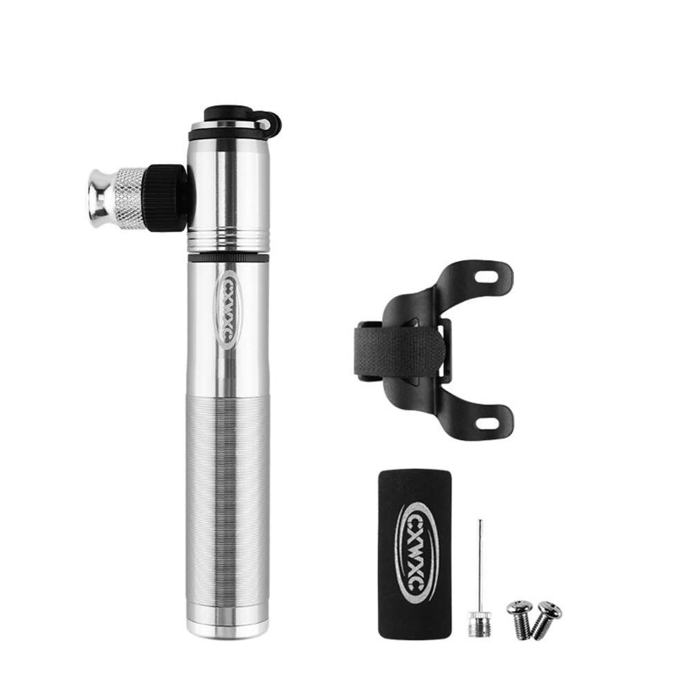 

Mini Portable Manual Operation Bike Pump Fit US and French Nozzle Specifications bike inflator High Pressure Pump