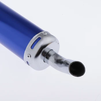 

Motorcycle Exhaust Muffler Pipe Modified for 50/70/90/110/125/140/150CC Dirt Bike, Scooter, ATV, Quad, Blue