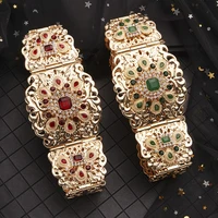 Cintura in caftano con gioielli in stile marocchino tradizionale per la cintura in oro da sposa di lusso da donna all'ingrosso personalizzato esclusivo