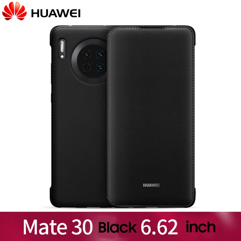 Кожаный чехол-книжка для huawei mate 30 pro, Официальный чехол для huawei mate 30 mate 30 pro с отделениями для карт, Модный чехол
