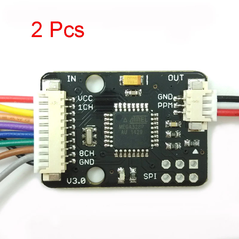 

2Pcs PPM Encoding/Decoding Board V3.0 Pixhawk/PX4/PPZ/NAZE32/CC3D Encoder Decoder 8 Channel Flight Control Part for RC Aircraft