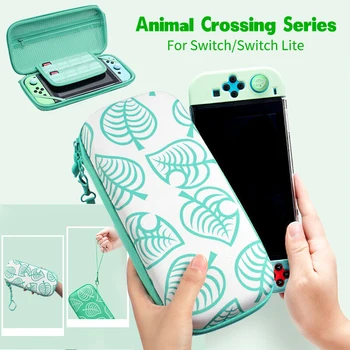

AOLION Portable Animal Crossing Storage Bag For Nintend Switch Lite Case NS Lite Console Carrying Travel Bag Game Accessories