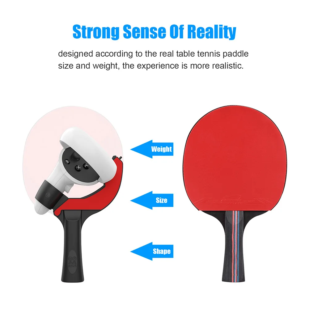 Eleven Table Tennis VR Game Paddle Grip For Oculus Quest 2 Link Cable Handle Case Lens Cover For Oculus Quest 2 Accessories
