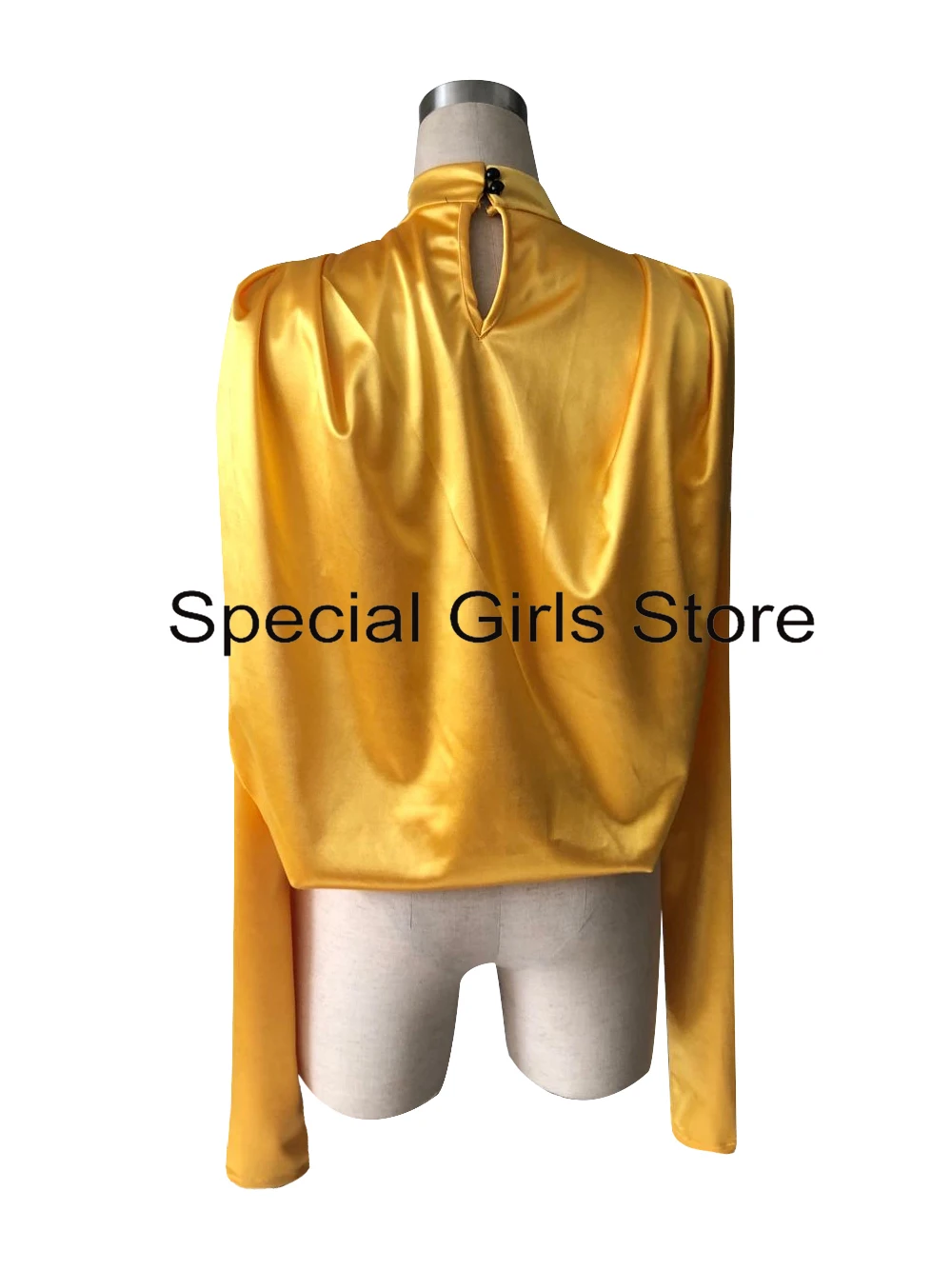 Элегантная водолазка, футболка с длинным рукавом, Женские однотонные топы с рюшами, уличная одежда, зима, желтые Блузы