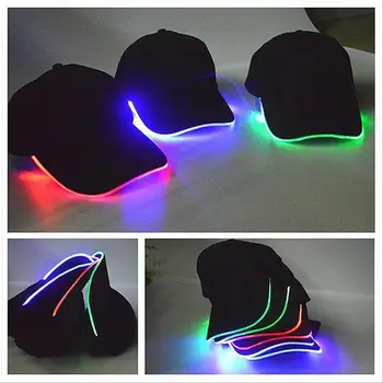

Unisex LED Lighted Glow Hat Baseball Hip-hop Club Party Cap Hunting Camping