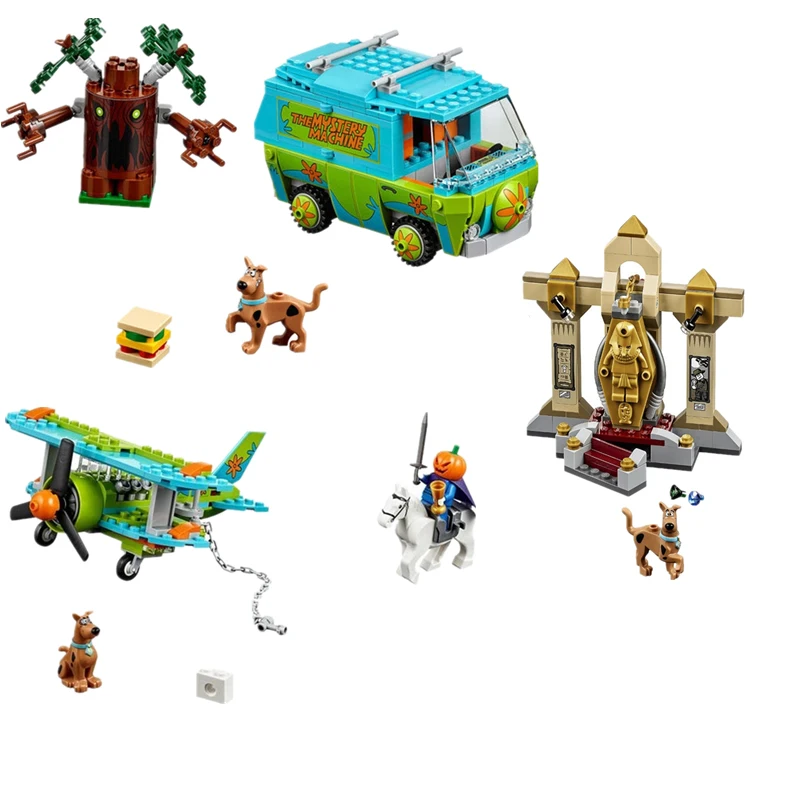 

Legoing Scooby-Doo 10429 10430 10428 Mummy Museum Stery Building Block Model Kits Scooby Doo Dog Blocks Toys