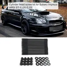 

50% Hot Sales!!!1 Set Head Stud Kit Thread Stable Cylinder Head Hardware Kits 260-4701 Cylinder Head Gasket Nuts for Subaru Impr