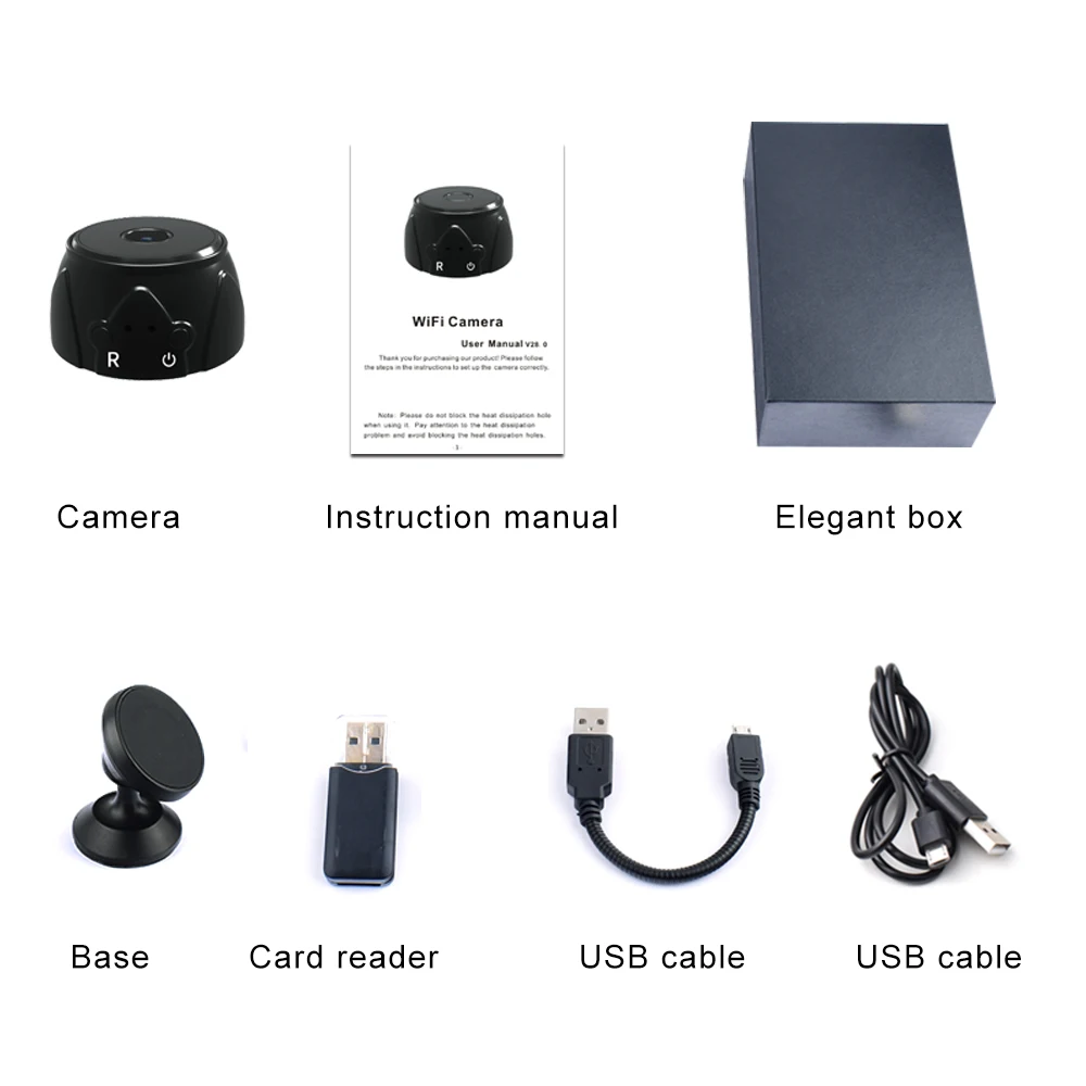 Full HD 1080P Мини Wifi IP камера беспроводной пульт дистанционного управления секретная камера обнаружения движения микро камера Espion крошечная камера