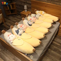 Kawaii Penguin Cat Dog Bunny Banana Plush Toys Stuffed Animals Doll Pillow Cushion Kids Children Girls Birthday Gifts Room Decor