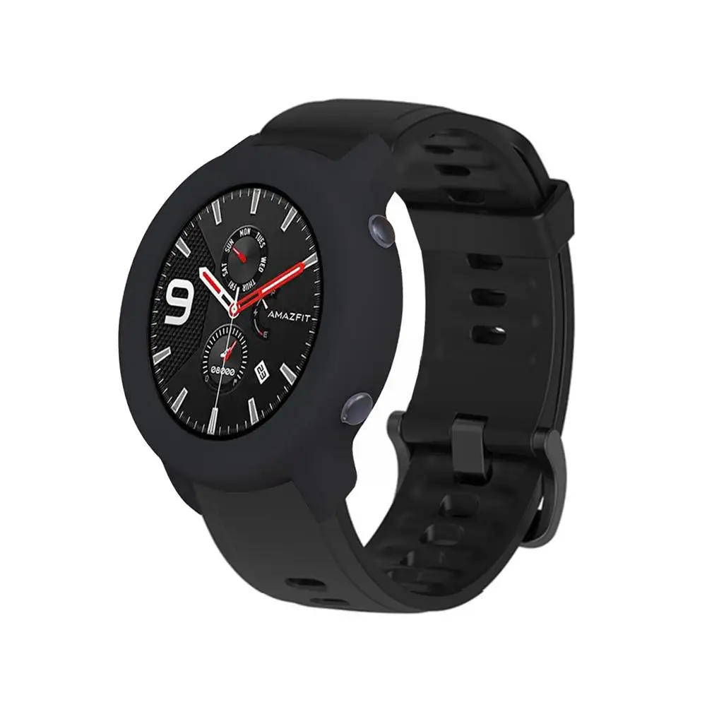 Цветной Смарт-часы защитный чехол для AMAZFIT GTR силиконовый мягкий чехол защитный чехол для Huami AMAZFIT GTR 42 мм Смарт-часы