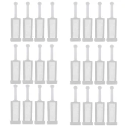 24 peças filtro universal para pistola de pulverização, malha fina, descartável para alimentação de gravidade, filtro de tinta
