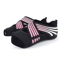 Женские нескользящие носки для йоги, фитнеса, топ для занятия танцами Пилатес, домашние противоскользящие носки для йоги, носки для тренажёрного зала, спортивные носки, новое поступление