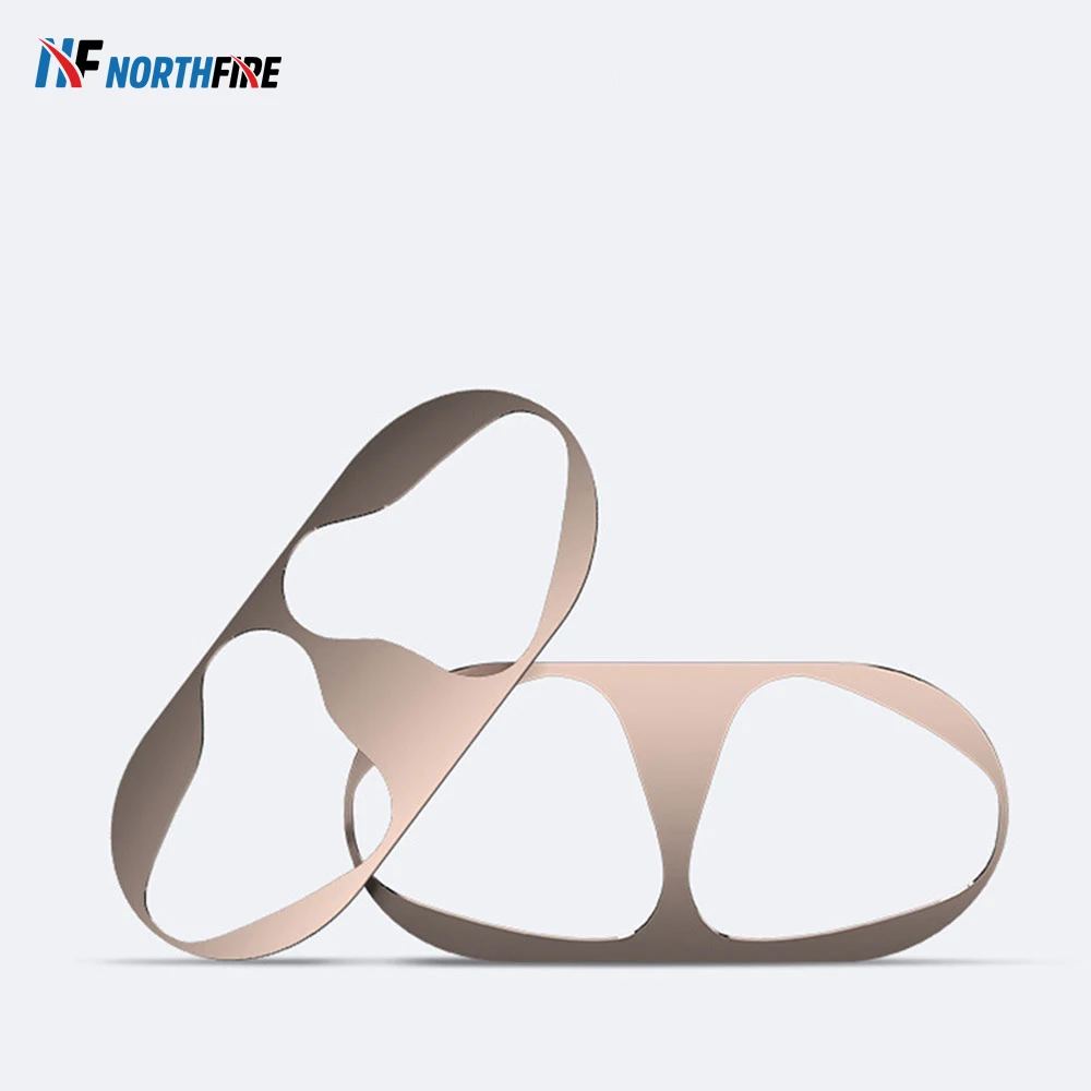 

18K Metal Dustproof Sticker for Apple AirPods Case Skin Protective Sticker Dust Patch for AirPods 1 2 Cover Shell Accessories