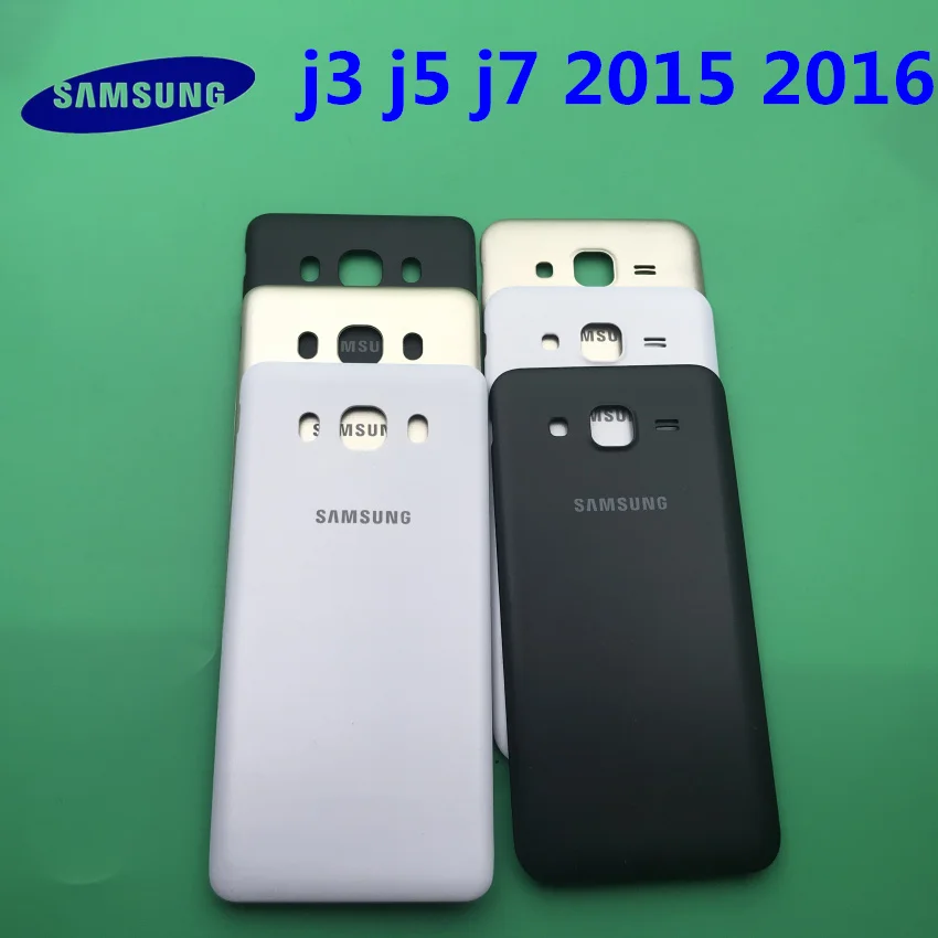 Задний Корпус чехол для samsung Galaxy j3 j320 j310 j5 j500 j510 j7 j700 j710 Батарея крышка отсека чехол для задней крышки