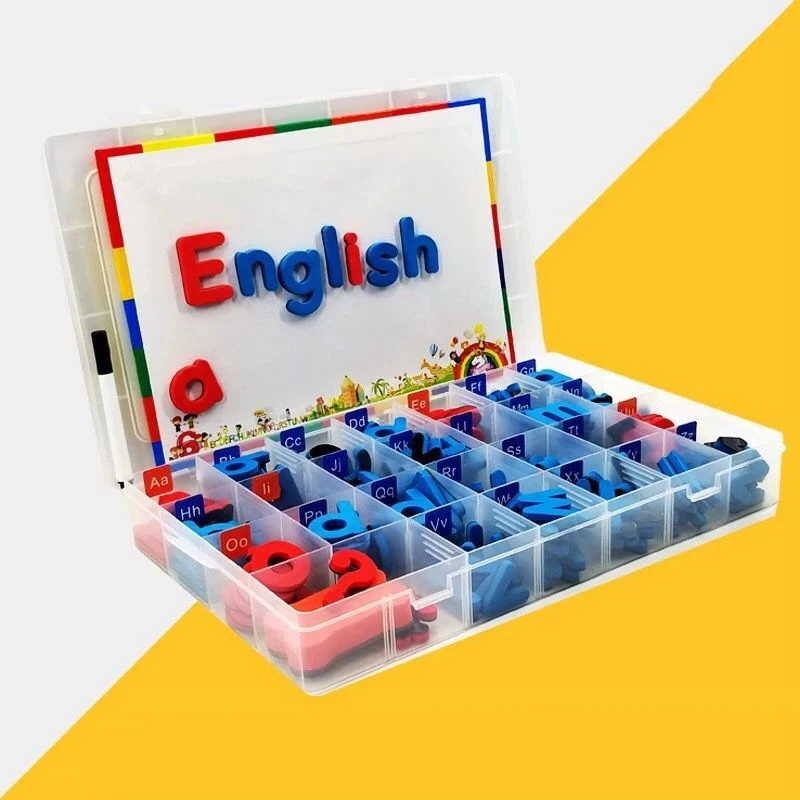  Magnetic English Uppercase Lowercase Letters Refrigerator Stickers Educational Toys English Student - 4000346619289