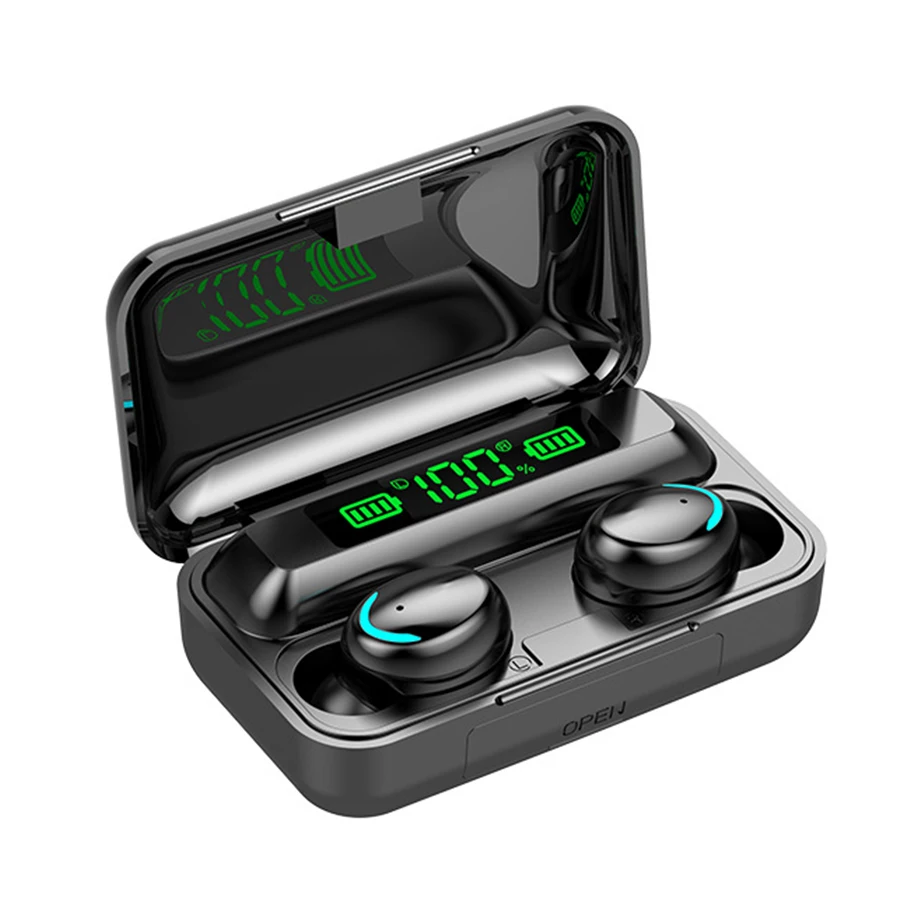 TWS-стереонаушники 9D с поддержкой Bluetooth 5 0 и зарядным футляром на 3500 мА · ч |