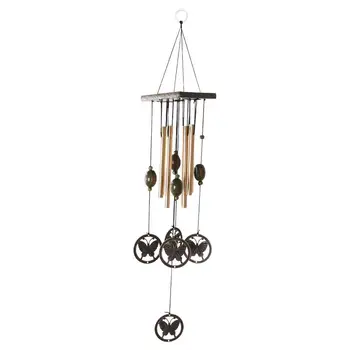 

1Pc Butterfly Pendant Wind-bell Tube Hanging Wind-bell for Friends