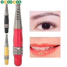 Ручка для татуировки Miroblading полуперманентный для бровей Eyeline губы игла для нанесения Татуировки Ручка US роторная машинка для тату татуировки боди-арт