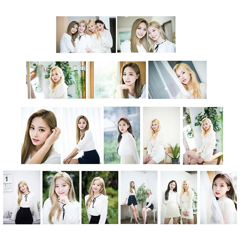 16 шт./компл. K-pop высокое качество дважды Ablum чувствовать себя специальные наклейки карт модная обувь с украшением в виде кристаллов липкий фотокарточек 8,5*5,5 см