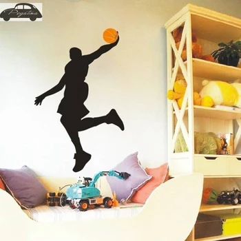 

Basketball Player Sticker Decal Sports Posters Home Decoration Vinyl Wall Decals Decor Mural Dunk Wall Car Decal