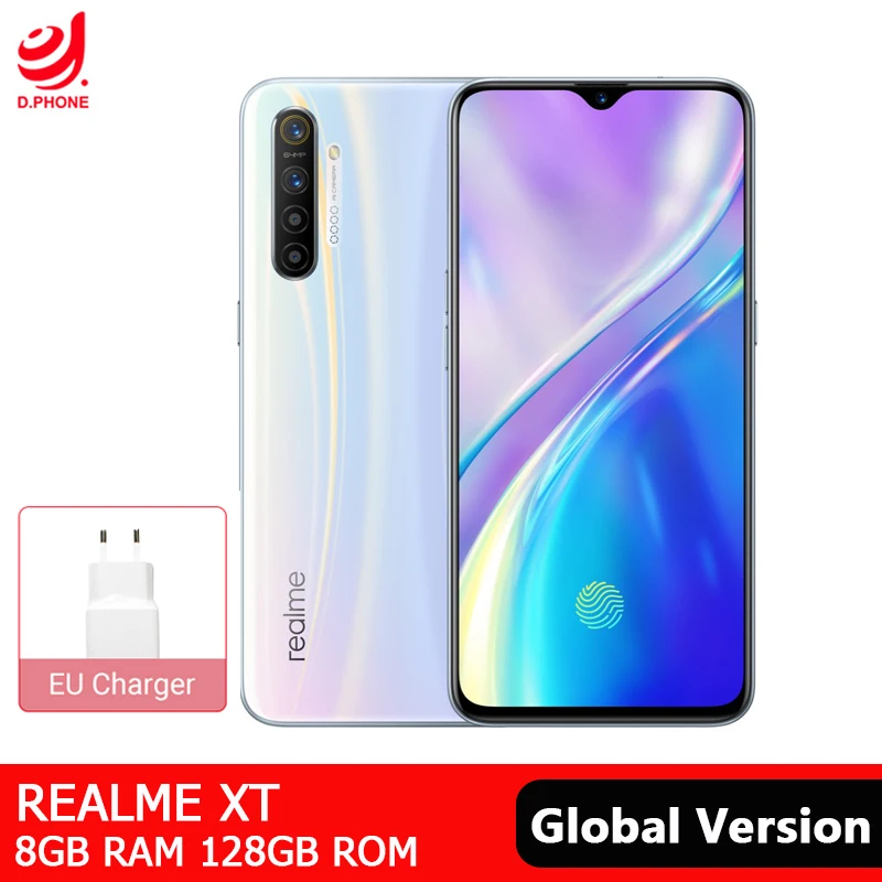 Realme XT глобальная Версия 8 Гб 128 ГБ NFC мобильный телефон Snapdragon 712 AIE Восьмиядерный 64