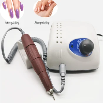

Electric nail drill polishing machine 65W strong 45000RPM 210 nail polishing machine manicure pedicure nail file polishing tool