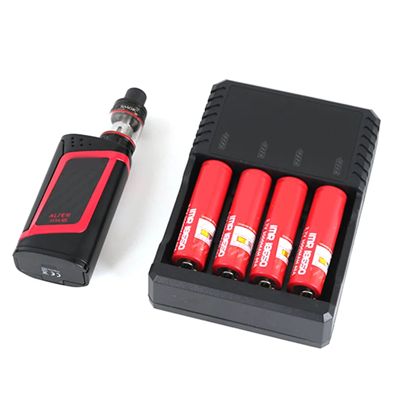

2/4 Slots Battery Charger US Plug Rechargeable Charger for Li-Battery LFX-ING