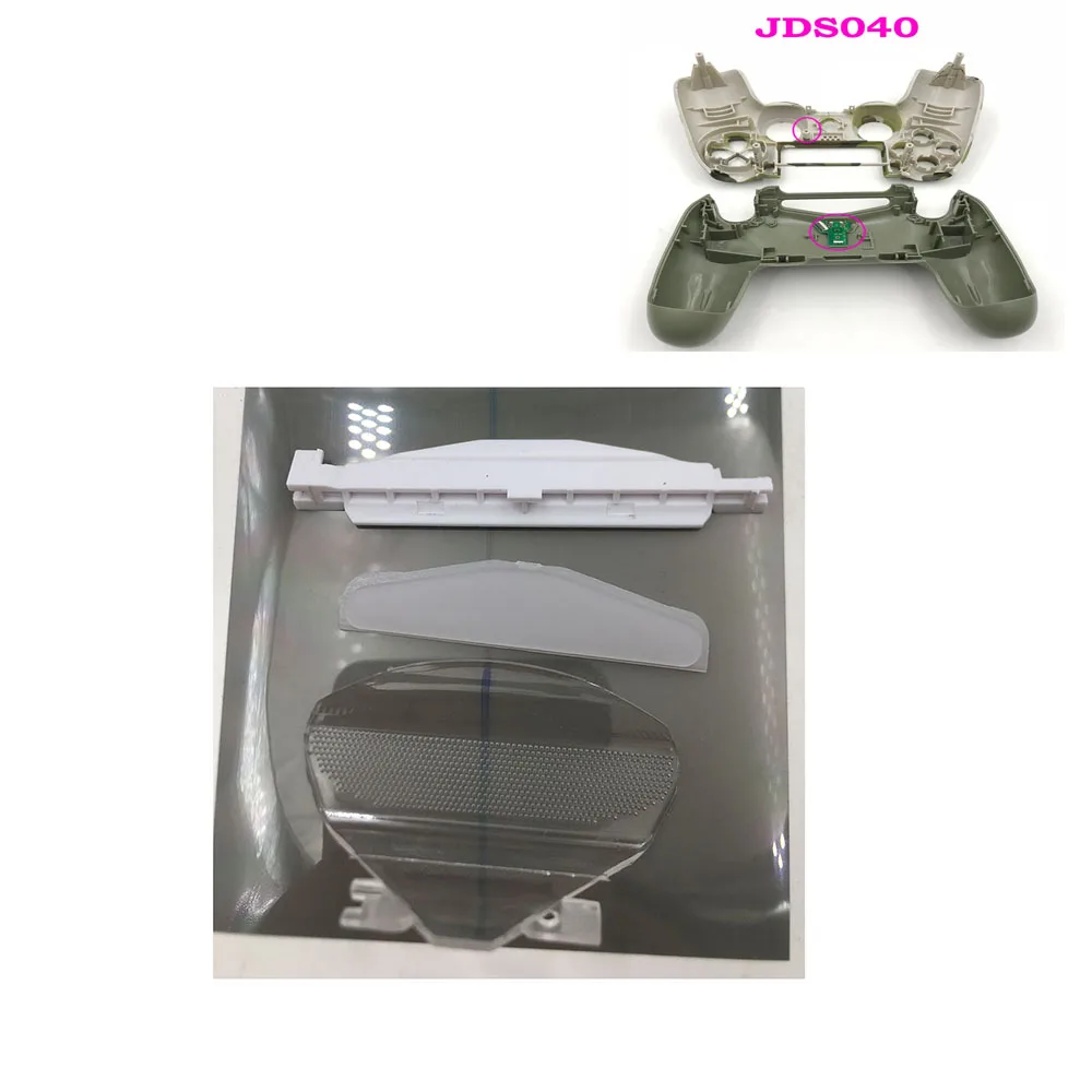 Белая полоса JDS 040 со светодиодной подсветкой для контроллера Sony PlayStation 4 PS4|strip