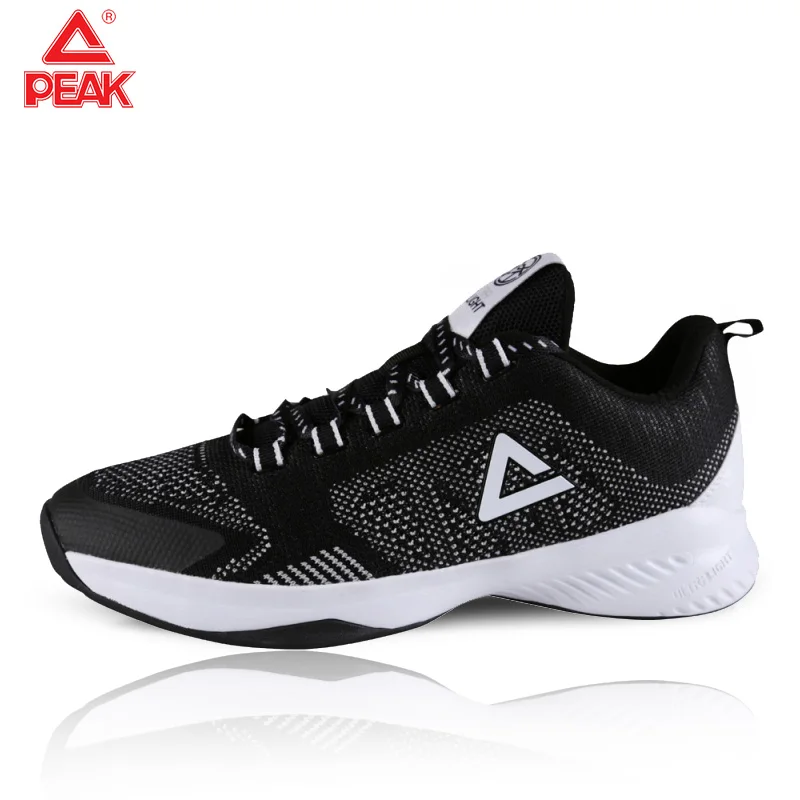 

PEAK ultra light breathable mesh basketball shoes soft rebound cushion midsole sneakers bend men's basketball shoes