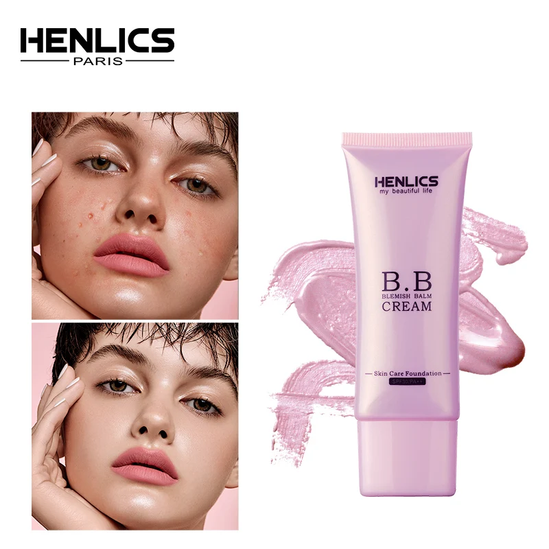 Henlics Корейская основа для макияжа Косметика полное покрытие BB крем маскирующий