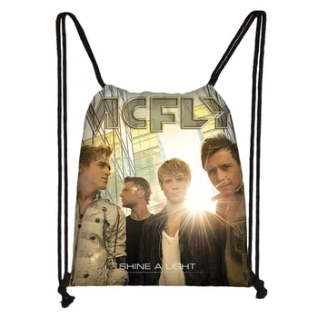 

Custom McFly Love Drawstring Bag Satchel Casual Backpack Teenager Storage Bag Women Men 32x38cm*18-1031-02-69