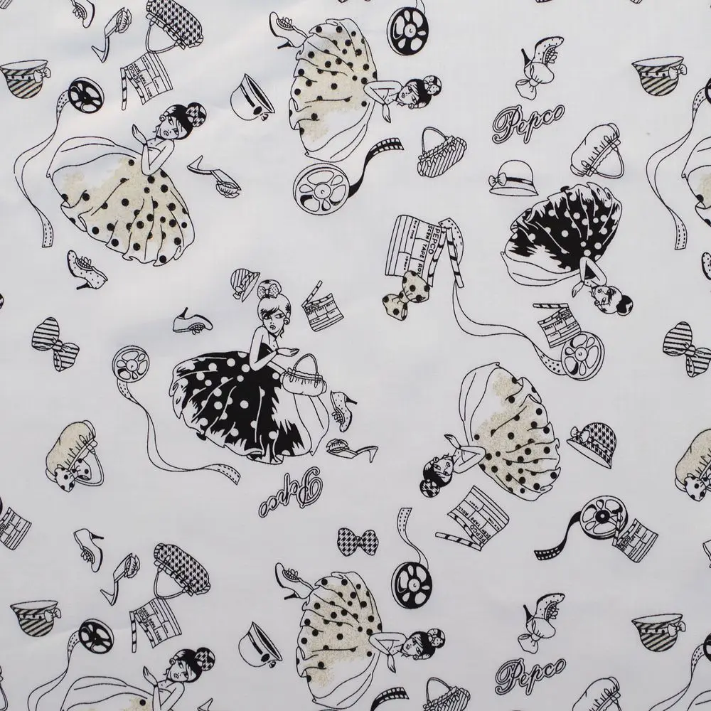 1 ярд хлопчатобумажная атласная ткань для платья ткани принцессы сумка бант