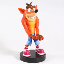 Crash bandicoot telefone & controlador titular modelo figura pvc collectible figurals brinquedo presente