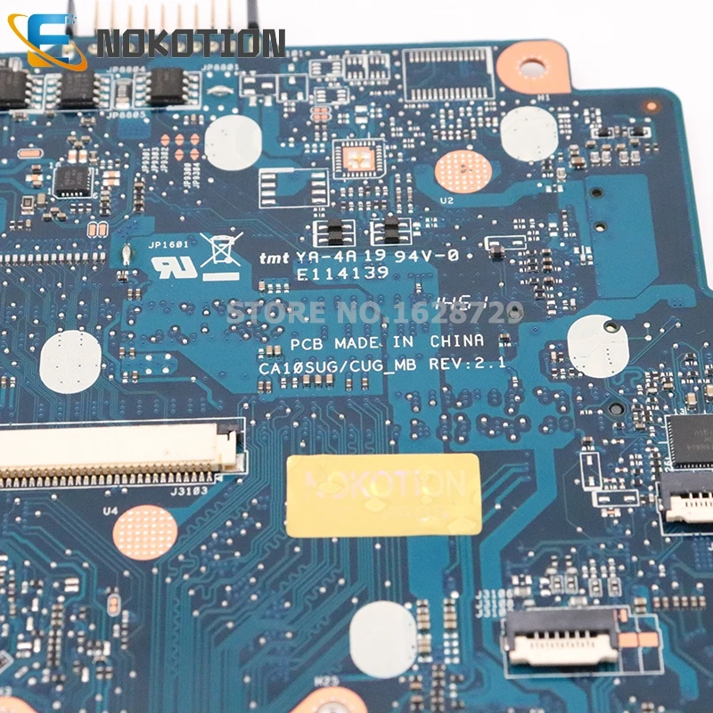 astounding  NOKOTION H000072060 CA10SUG CUG MB Mainboard For Toshiba Satellite L40-B L40 laptop motherboard SR1