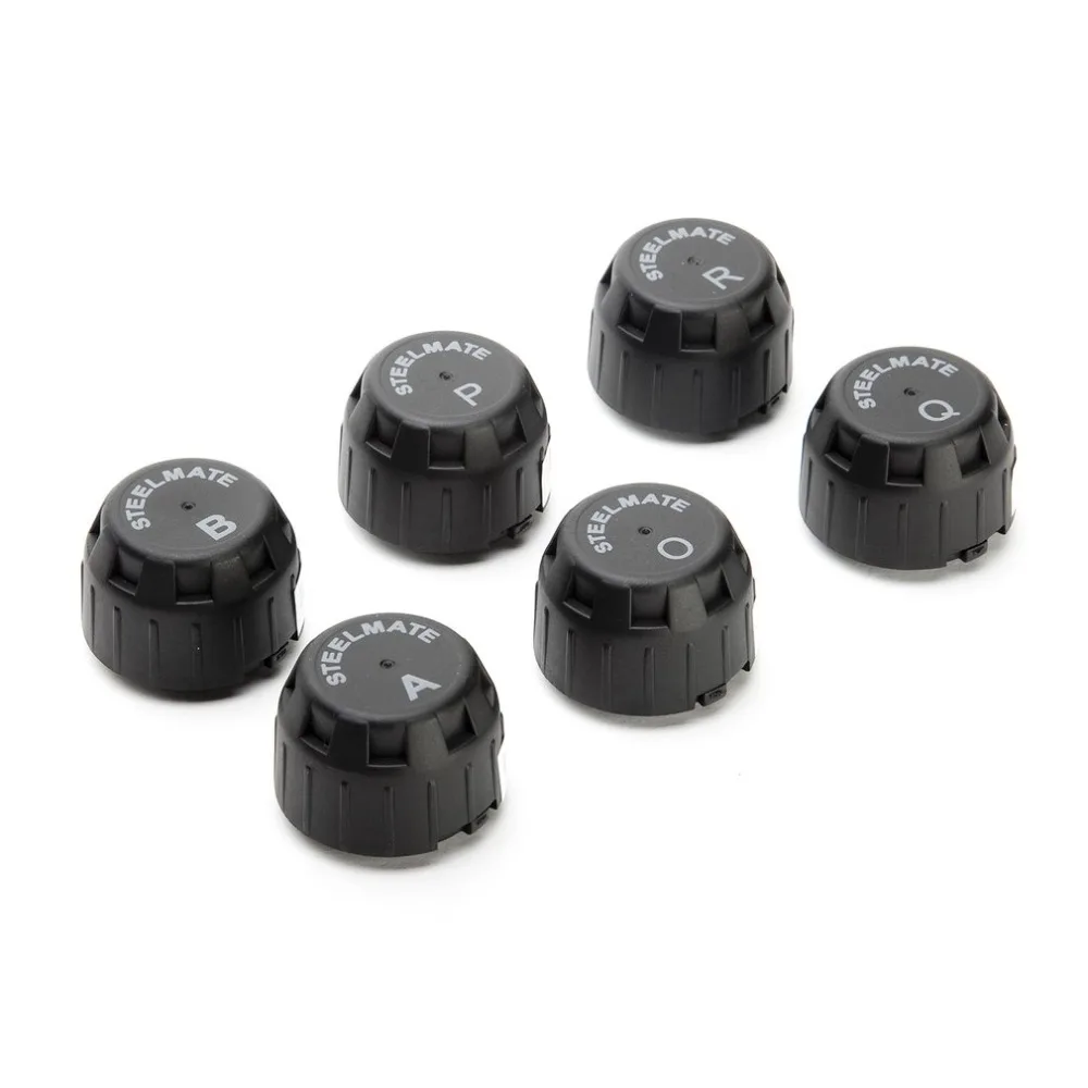 STEEL MATE TP-81E 12~ 24 В грузовик TPMS внешний клапан-Крышка датчика давления в шинах Система контроля с Предупреждение ением утечки