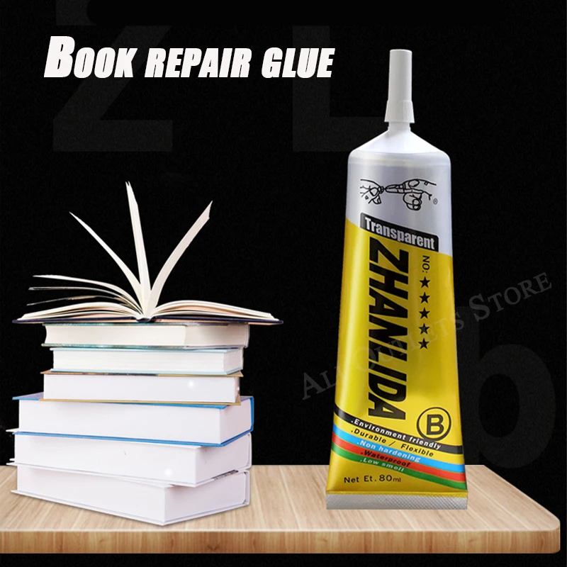 

Book binding glue for book repair paper products paste book cover damaged book spine degumming data binding for student library