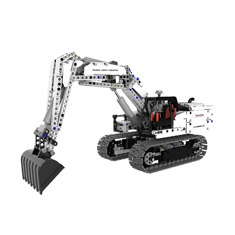 Xiaomi ONEBOT Building Blocks Miniature Engineering Crane Robot Educational DIY Toys Car Truck 360 Rotating Control Steering | Электроника
