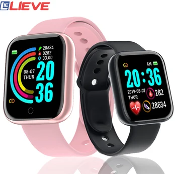 

D20 Smart Watch Y68 Sports Blood Pressure Heart Rate Monitor Bracelet Life Waterproof Bluetooth For Android IOS