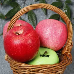 Поддельные Модель Apple, искусственные Имитационные фрукты праздничные вечерние поставки детского сада сад Семья Кухня украшения