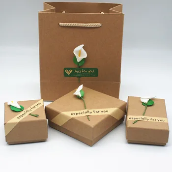 

Simple Jewelry Bangle Box Ring Gift Box Necklace Box High Quality Fashion Gift Box Gift Bag Wedding Birthday Accessories K2