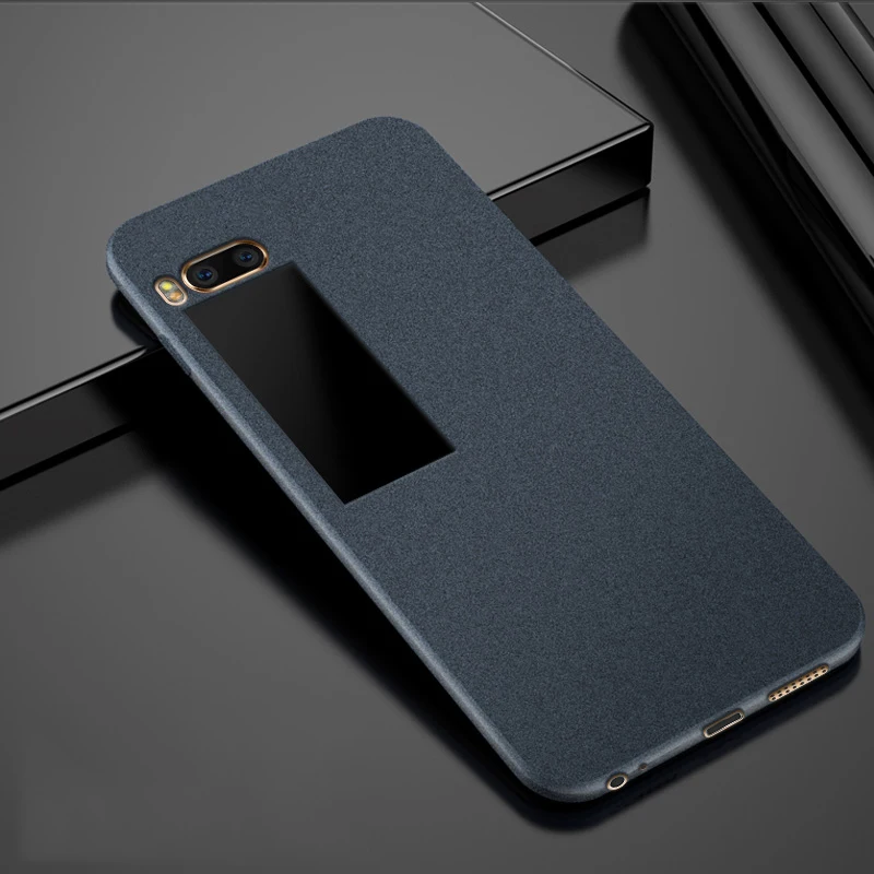 Чехол upaitou для Meizu Note 9 Pro 7 6 6s Plus, чехол с защитой от отпечатков пальцев, мягкий силиконовый матовый Ультратонкий чехол для MEIZU Pro7 1 6s чехол - Цвет: Тёмно-синий