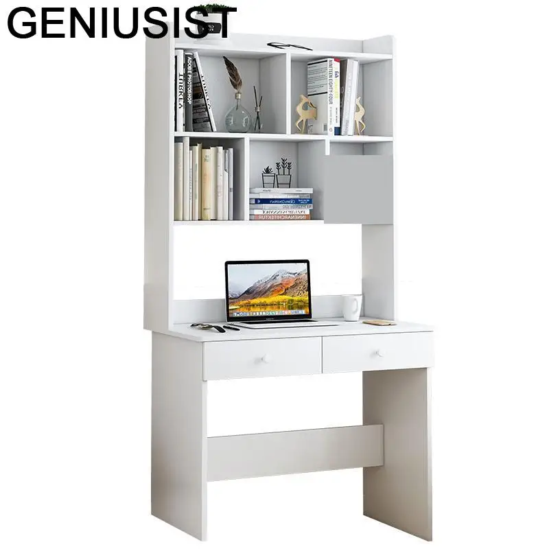 

Escrivaninha Infantil Office Bed Desk Tavolo Escritorio De Oficina Study Tablo Laptop Computer Mesa Table With Bookshelf