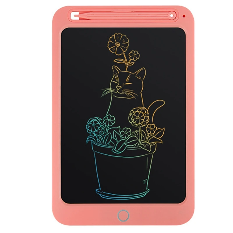 10 дюймов Цвет ЖК-планшет цифровой планшет для рисования для детей ручная роспись бортовой Портативный электронный Графика доска с замком, снегоступы, ремешок