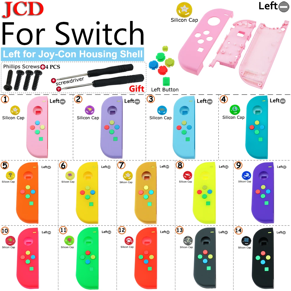 JCD DIY левый для Joy-Con корпус чехол для shand для переключатель контроллер NS левый для Joy-Con оболочка игровая консоль для переключения чехол